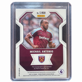Carta Panini Prizm Premier League 21/22: Michail Antonio Signatures Tarjeta Autografiada – NUEVA / MINT