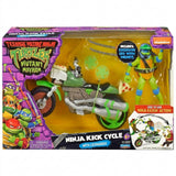 Pack Tortugas Ninja Caos Mutante Moto Ninja Kick Cycle con Figura de Leonardo 11.5 cm – Playmates / Famosa (2023)