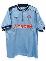 Umbro Celta de Vigo 1999-2000 Camiseta Técnica de Entrenamiento 1/4 Zip Talla XL (Citroën)