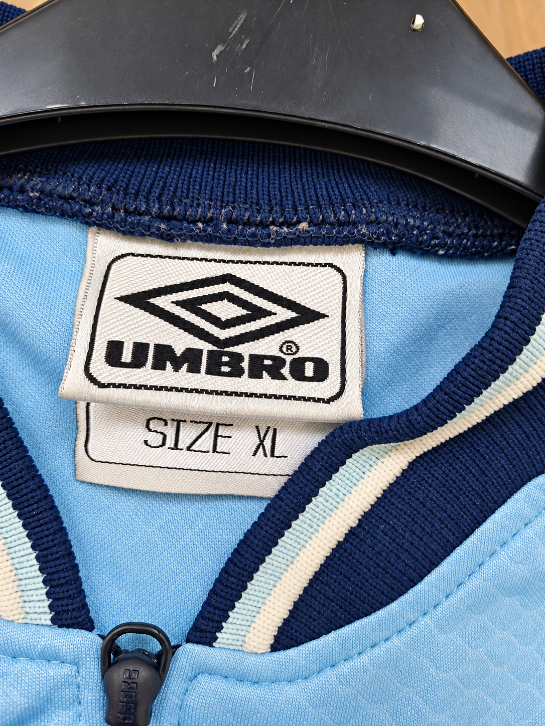 Umbro Celta de Vigo 1999-2000 Camiseta Técnica de Entrenamiento 1/4 Zip Talla XL (Citroën)