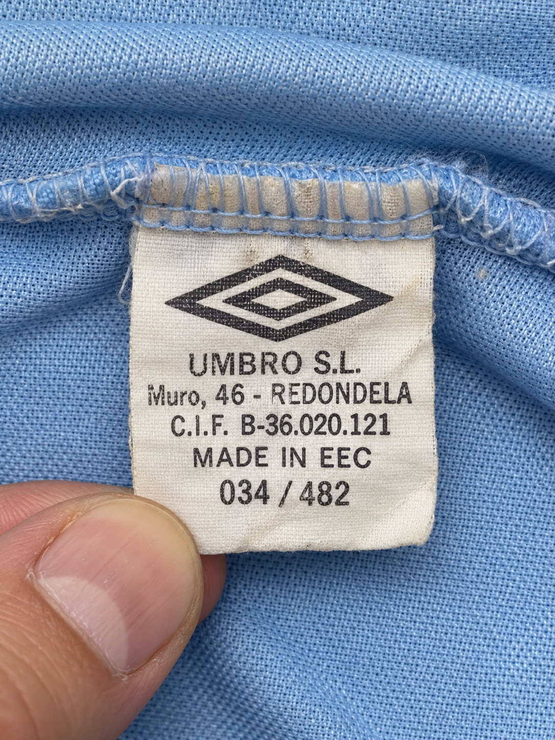 Umbro Celta de Vigo 1999-2000 Camiseta Técnica de Entrenamiento 1/4 Zip Talla XL (Citroën)