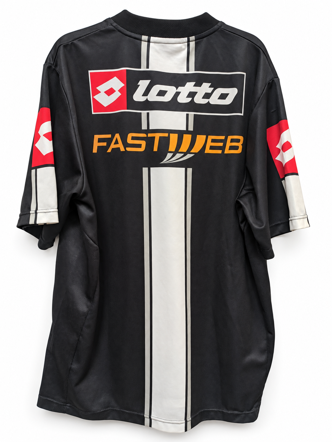 Lotto Juventus de Turín 2002-03 Camiseta Técnica de Entrenamiento Talla L (Fastweb - Made in Italy)