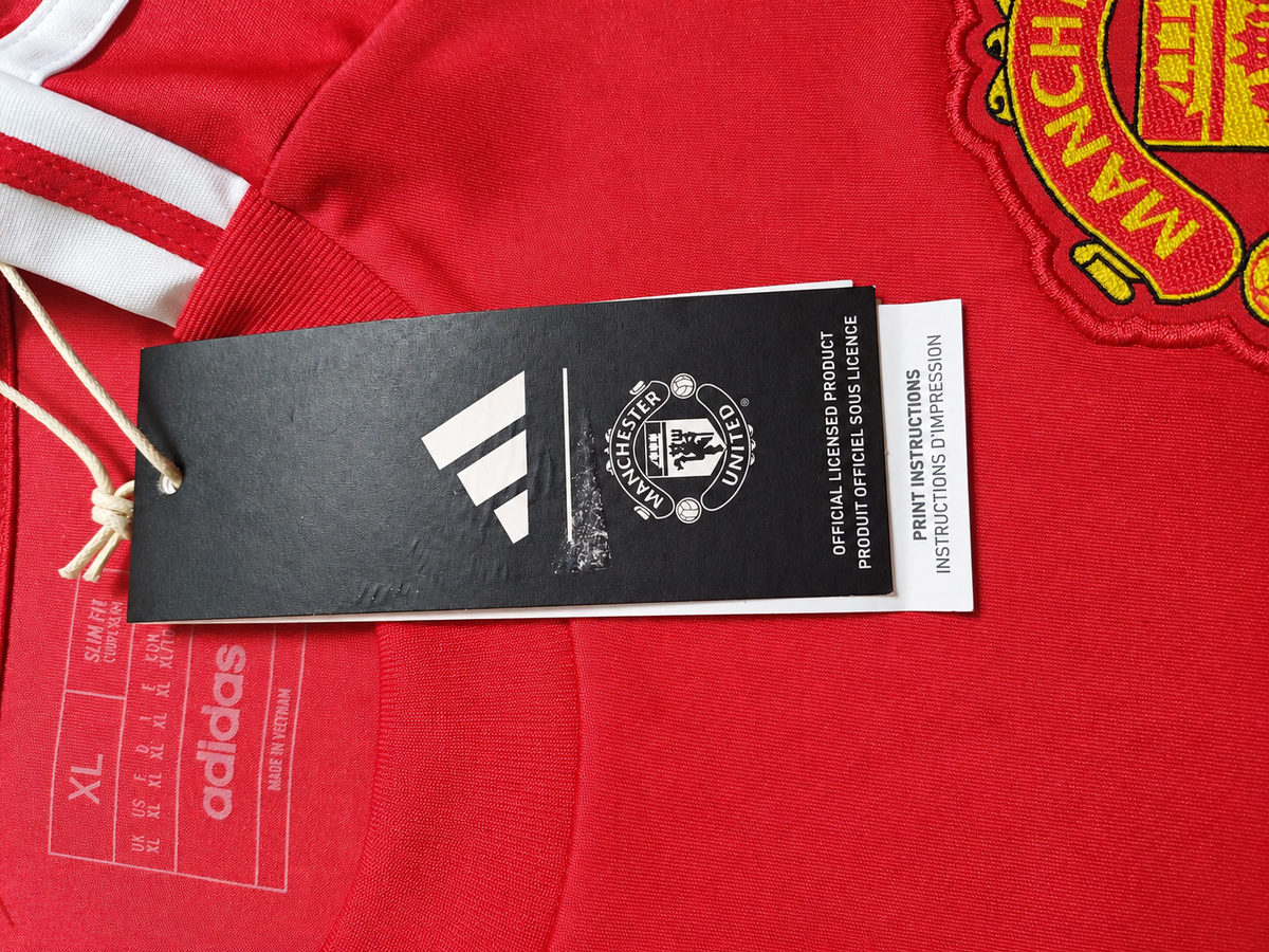Camiseta Manchester United Local 2024/2025 Adidas Talla XL (80 cm Largo) - Código Original IU1397