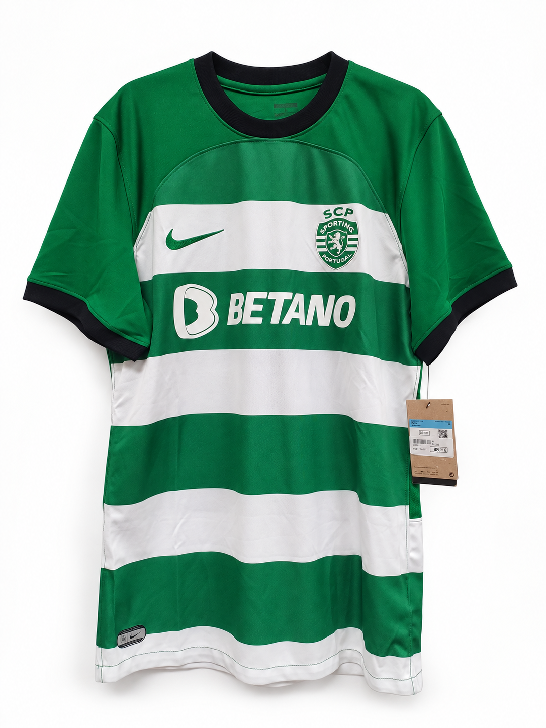 Camiseta Sporting de Portugal Local 2023/2024 Nike Talla M (74 cm Largo) - Código Original DR2703-302