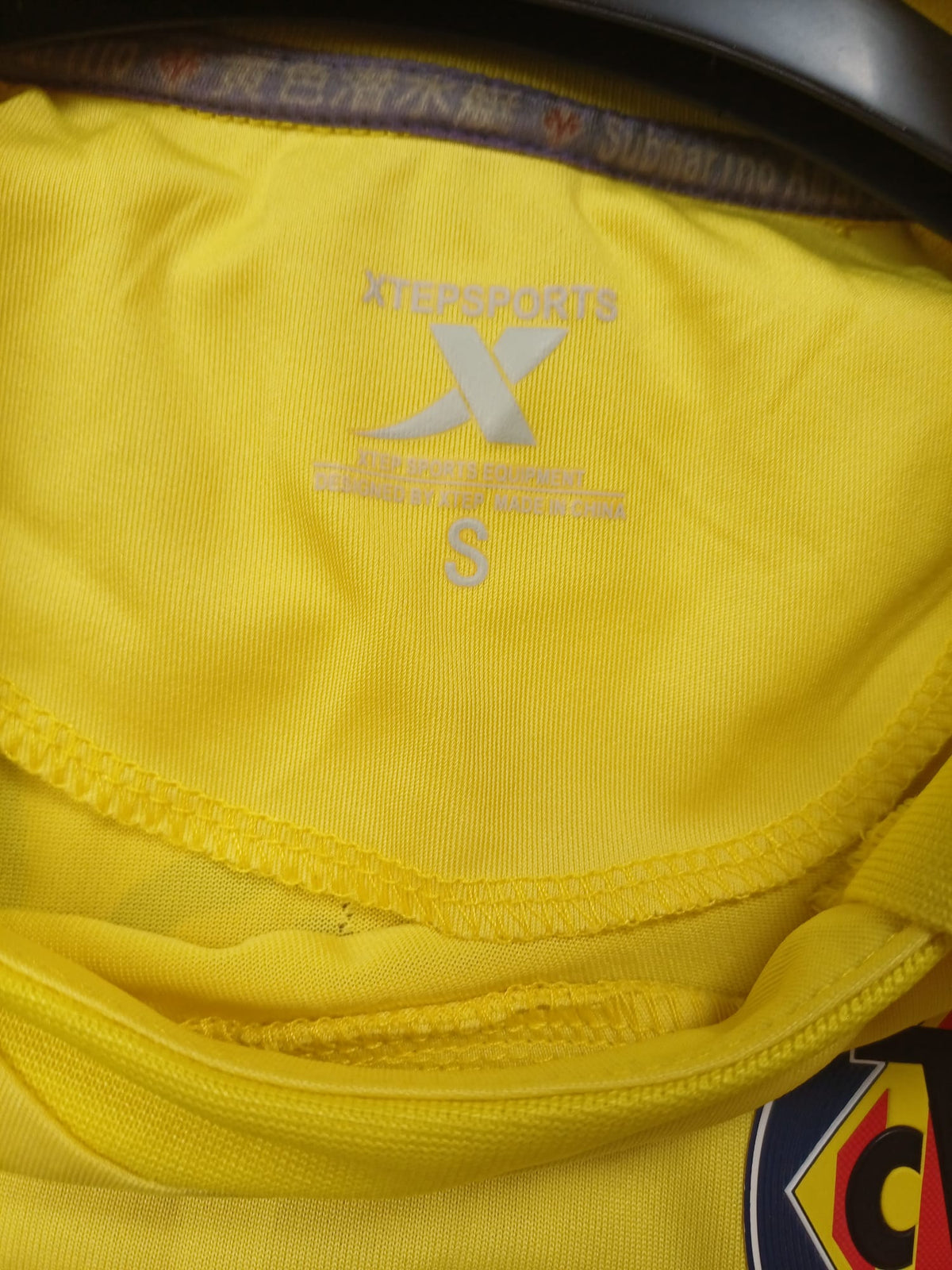 Camiseta Xtep Villarreal Primera Equipación 2014/2015 Matchworn - Jaume Costa #18 - Talla S