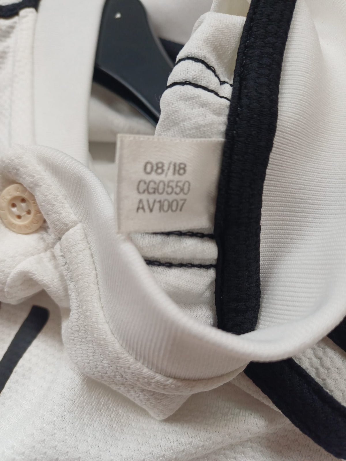 Camiseta Adidas Real Madrid Primera Equipación 2018/2019 Versión Fan - Blanca - Talla M