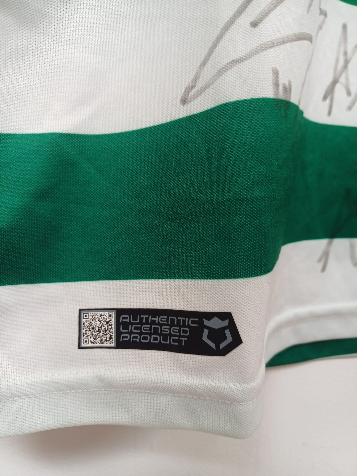 Camiseta Puma Sporting CP Primera Equipación 2013/2014 Firmada por la Plantilla - Verde/Blanca - Talla L