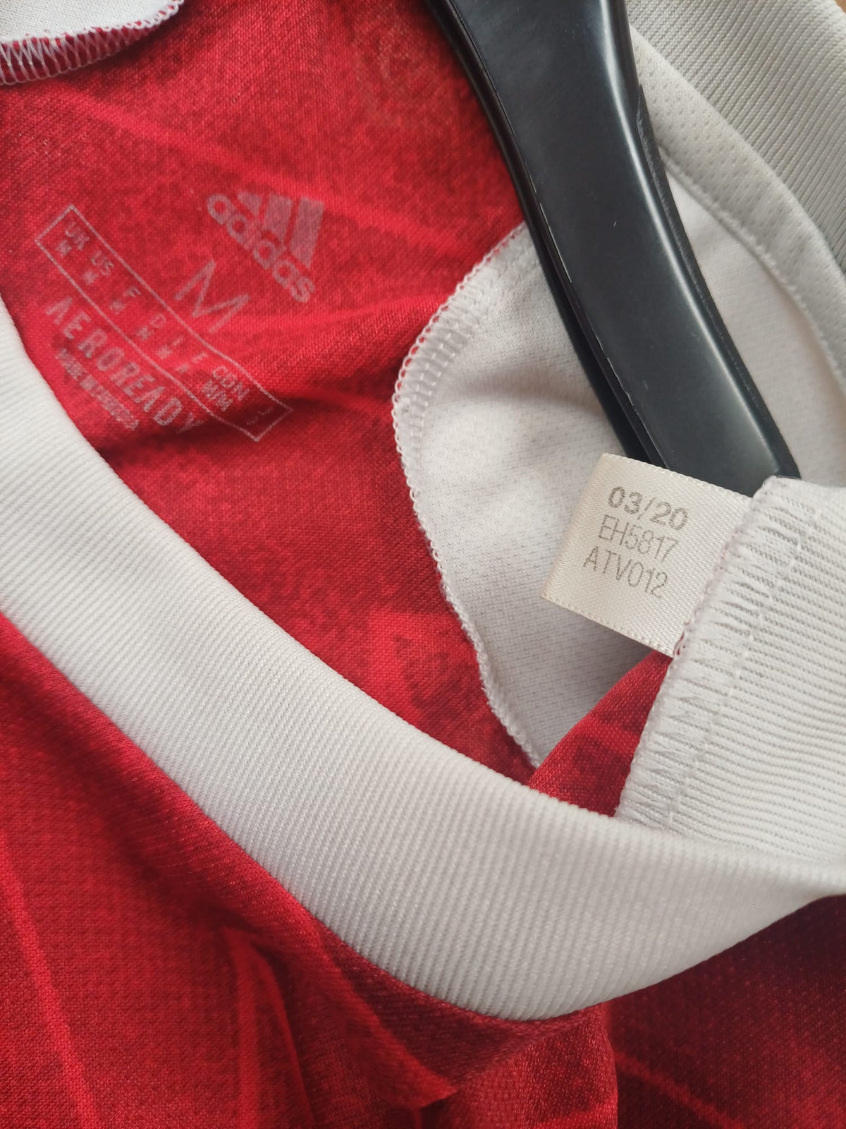 Camiseta Adidas Arsenal Primera Equipación 2020/2021 Versión Fan - Roja - Talla M
