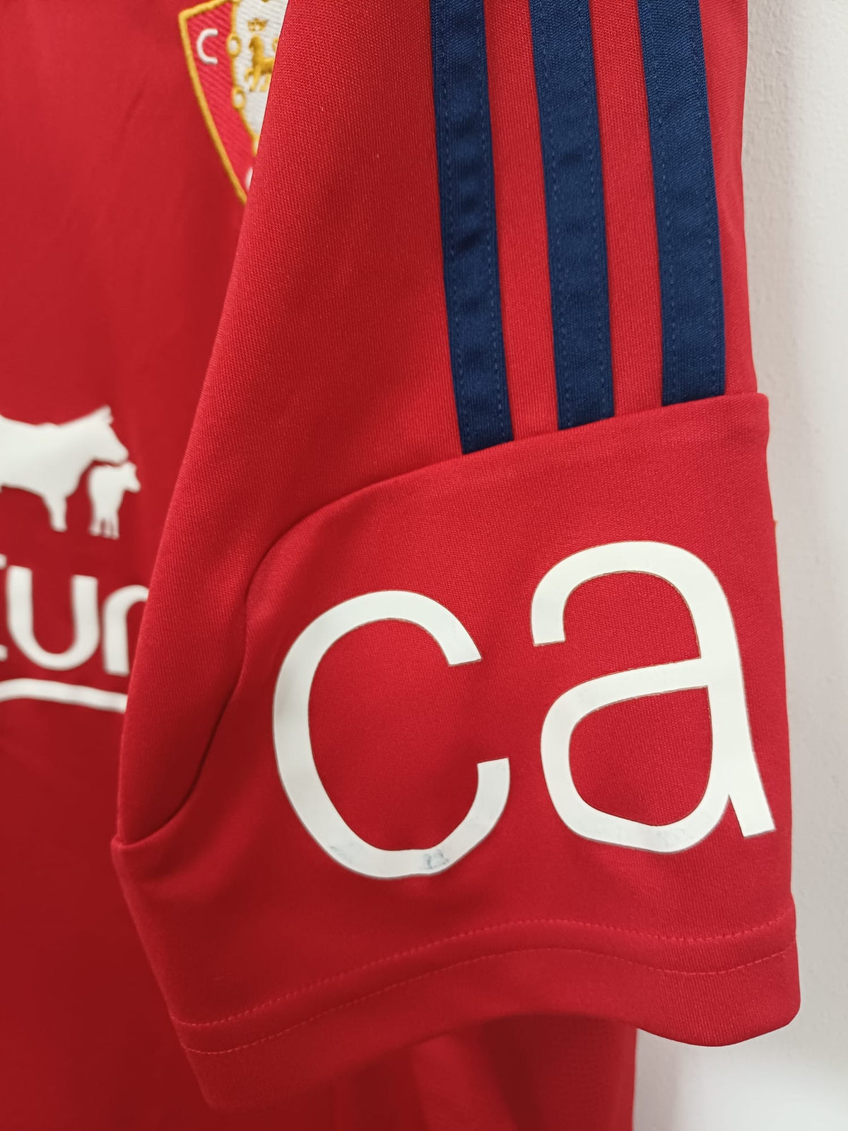 Camiseta Adidas Osasuna Primera Equipación 2013/2014 Matchworn - Echaide #6 - Talla L