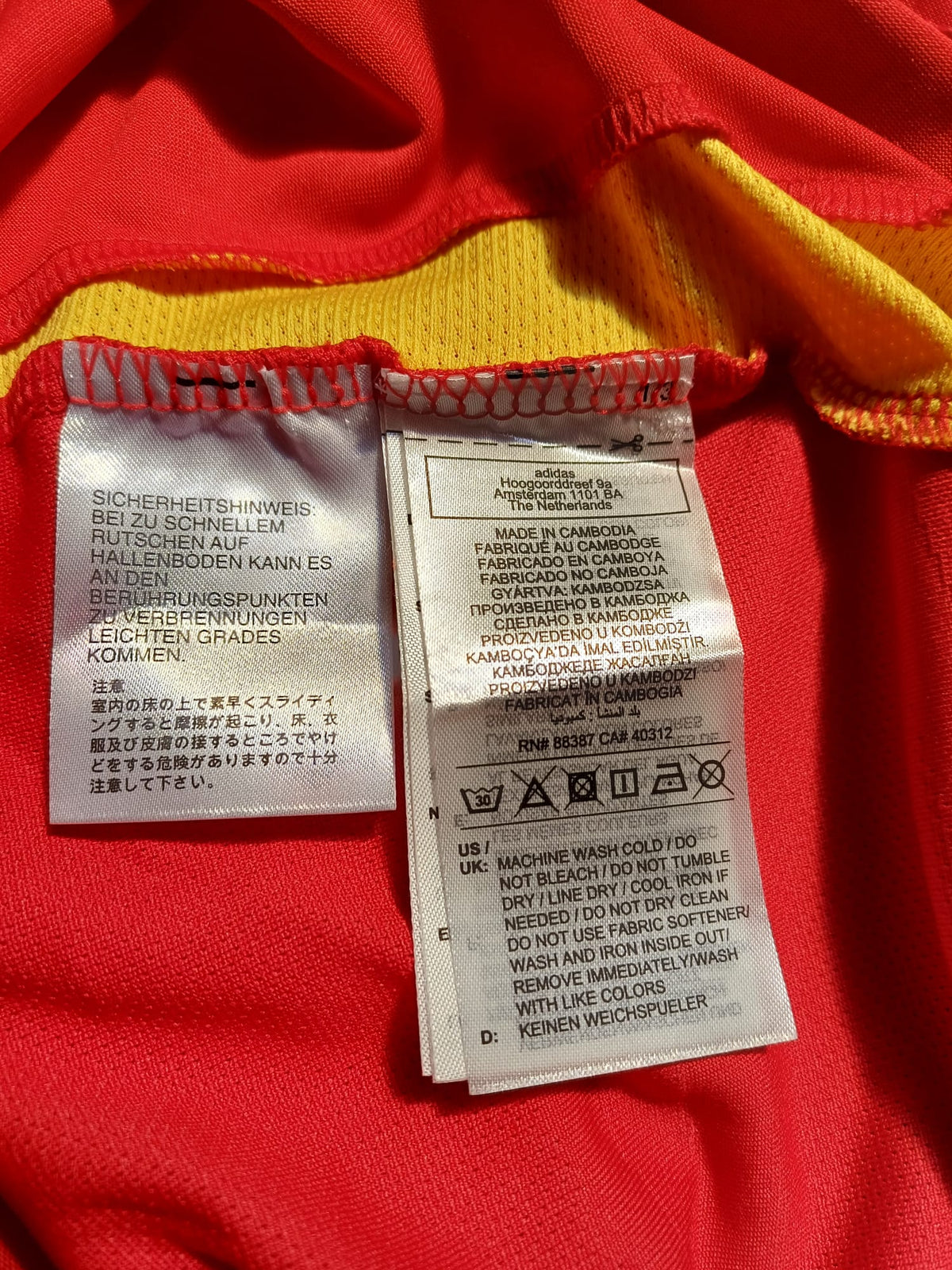 Camiseta de Fútbol Adidas España Primera Equipación 2024 Manga Larga Authentic - Lamine Yamal #19 - Talla M