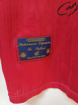 Camiseta España Eurocopa 1996 Adidas Vintage - Edición Especial Firmas Serigrafiadas Talla XL (75 cm Largo)