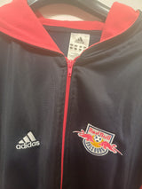 Adidas FC Red Bull Salzburg Chaqueta con Capucha Oficial Talla XL (Azul Marino / Rojo)