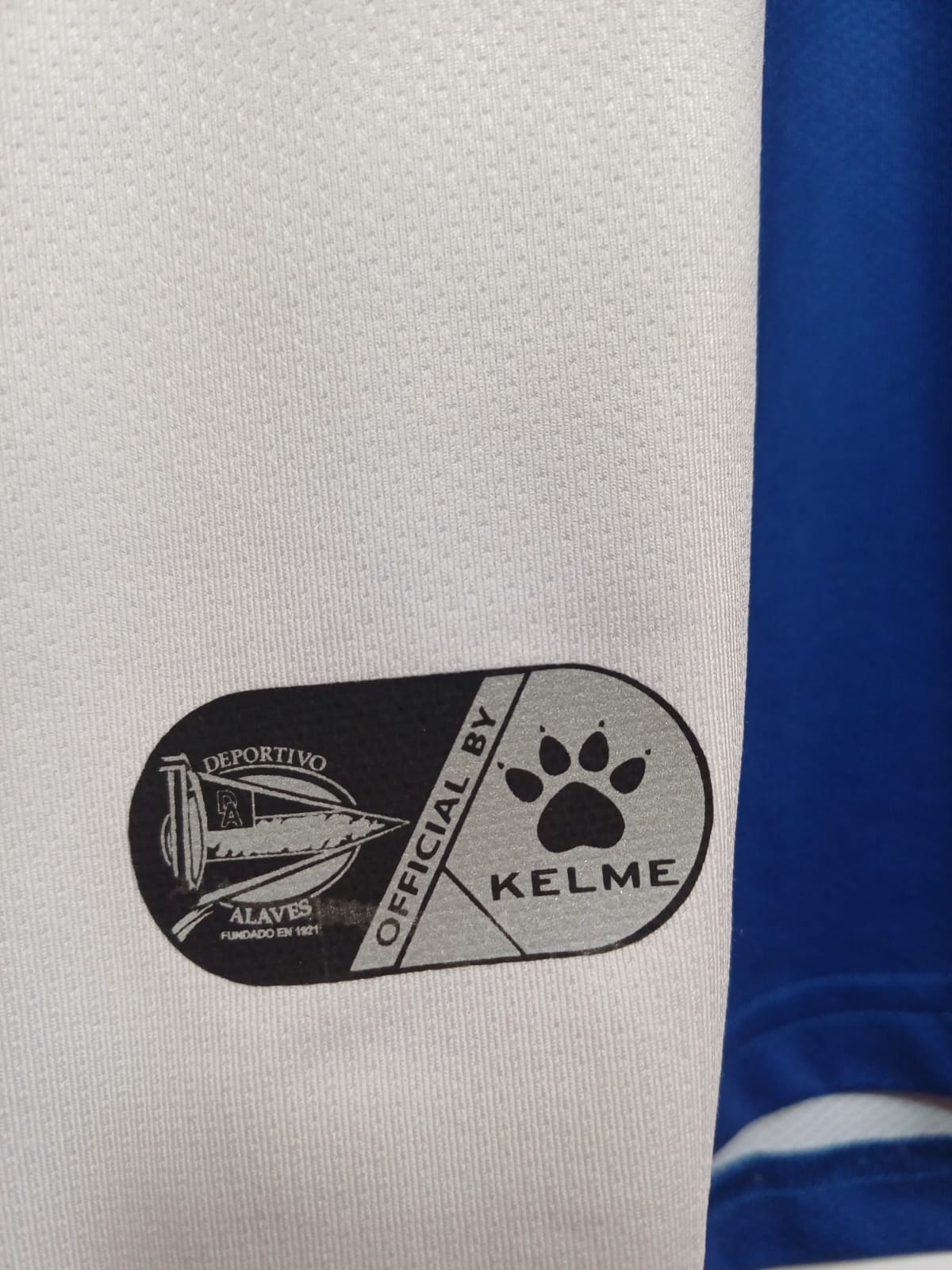 Camiseta Deportivo Alavés Local 2017/18 - Kelme - Talla L