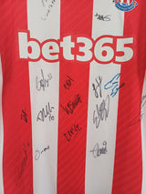 Camiseta Stoke City 2019/20 Local - Firmada por la Plantilla - Talla M