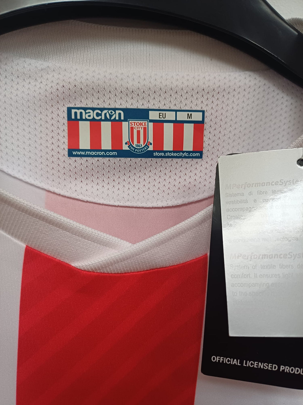 Camiseta Stoke City 2019/20 Local - Firmada por la Plantilla - Talla M