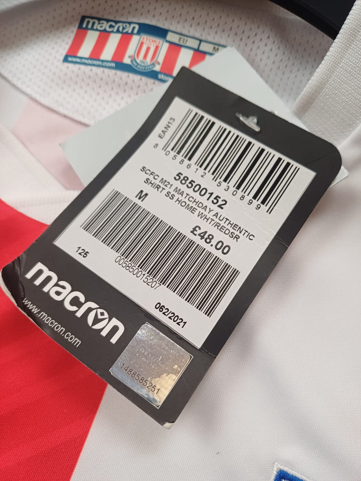 Camiseta Stoke City 2019/20 Local - Firmada por la Plantilla - Talla M