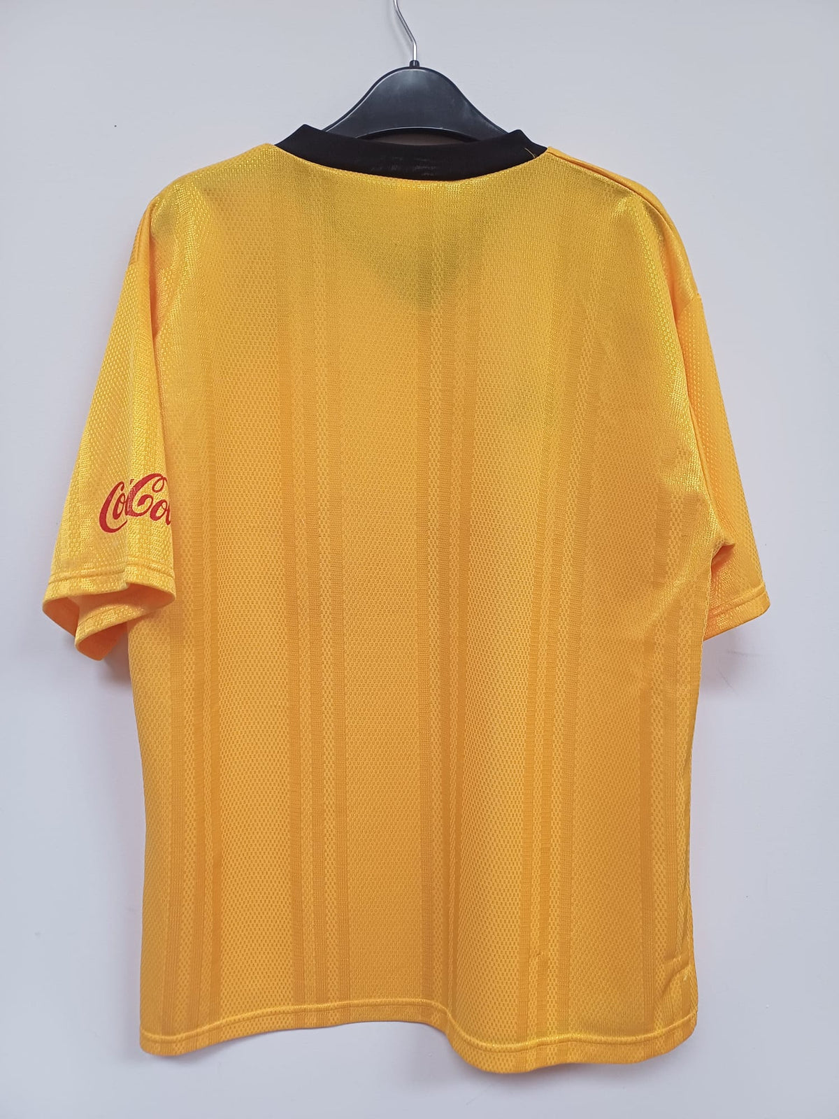 Camiseta Vintage Adidas x Coca-Cola Años 90 - Amarilla - Talla M