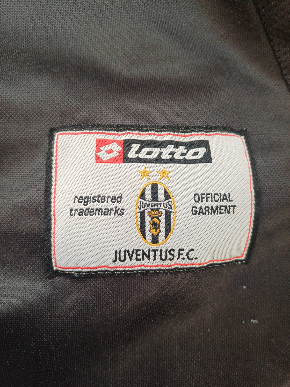 Lotto Juventus de Turín 2002-03 Camiseta Técnica de Entrenamiento Talla L (Fastweb - Made in Italy)