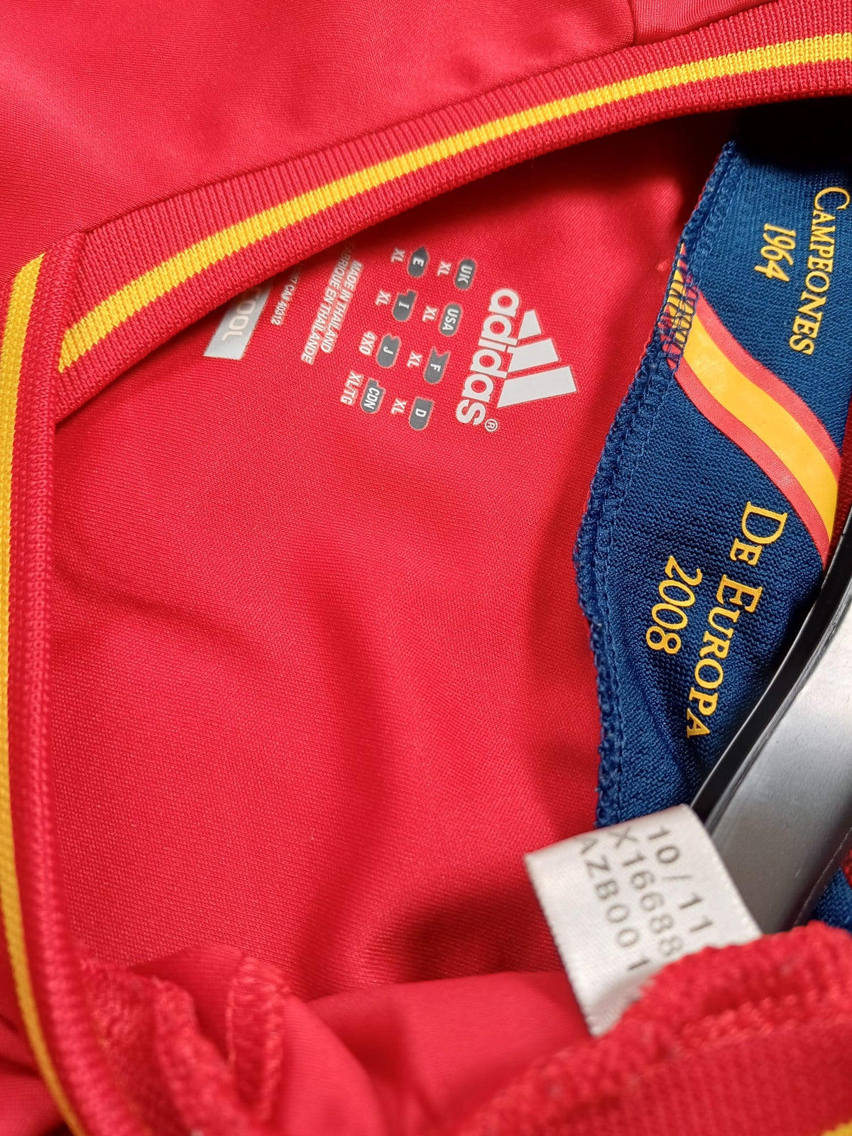 Adidas España 2012-13 Camiseta Local de Fútbol (Home Shirt Euro 2012)