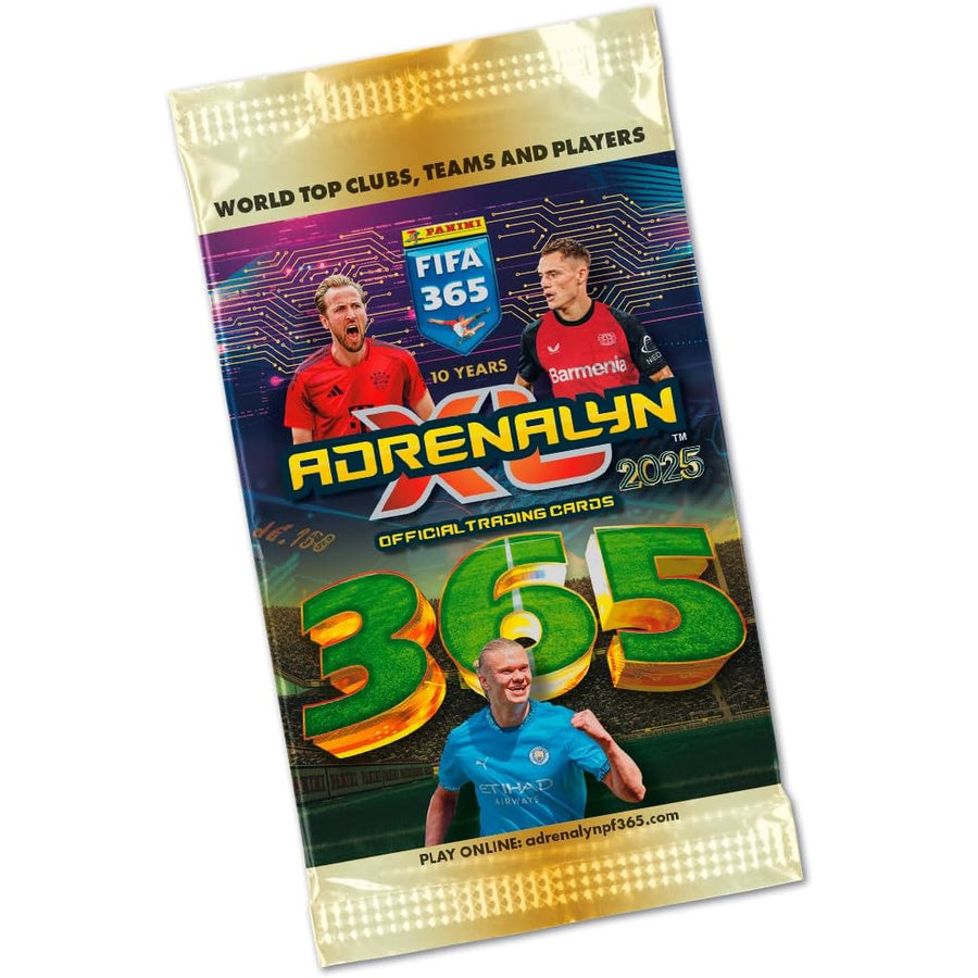 Sobres Panini FIFA 365 Adrenalyn XL 2025 Official Trading Cards – Edición Especial 10 Aniversario NUEVO