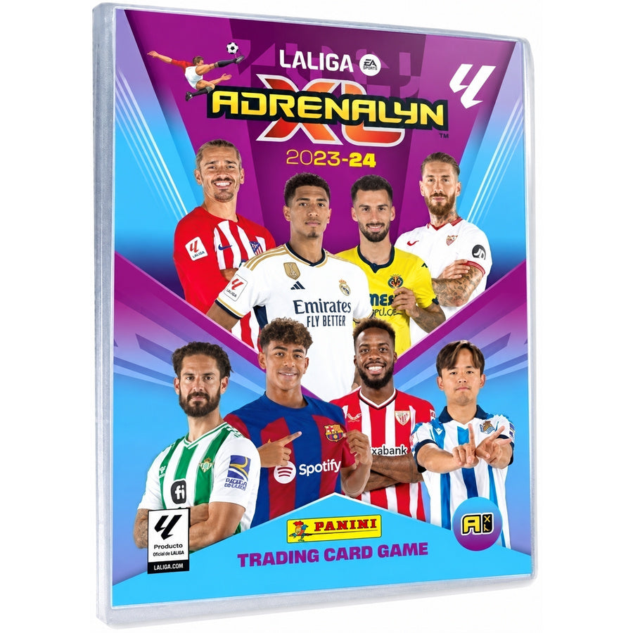 Colección Completa Panini Adrenalyn XL LaLiga 2023/24 – Álbum Archivador + Set de 471 Cartas con Lamine Yamal Rookie (Año 2023)