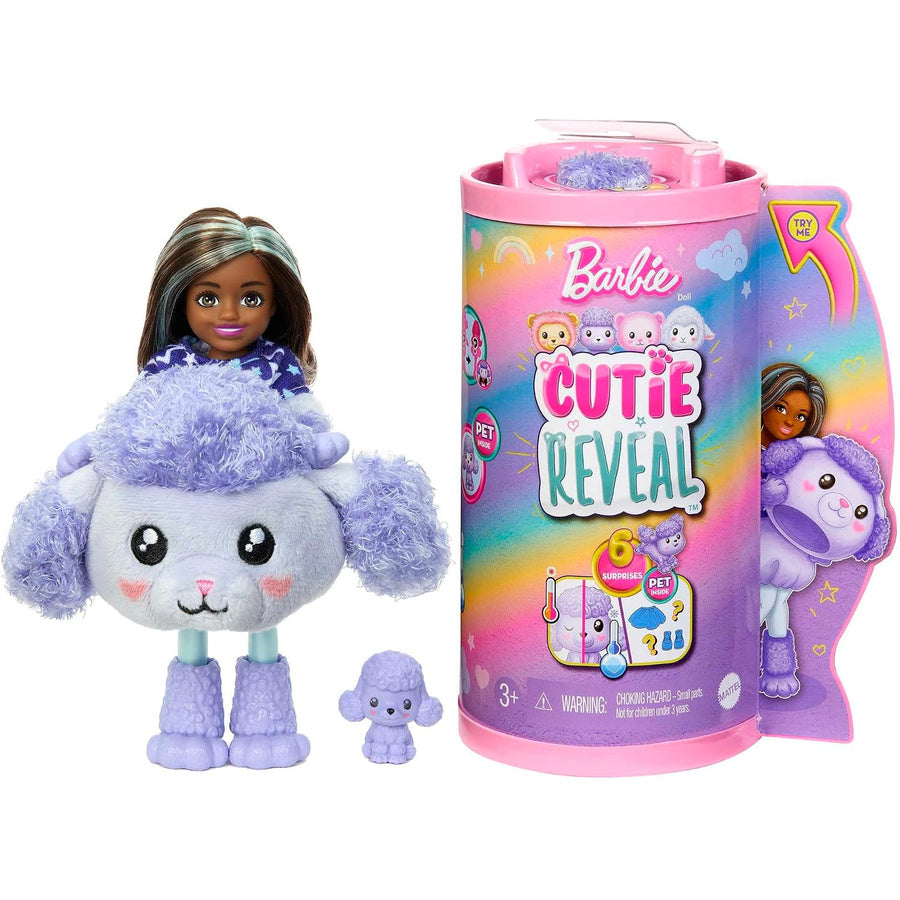 Muñeca Mattel Barbie Chelsea Cutie Reveal: Serie Cozy Cute Tees Sorpresa – JUGUETE NUEVO EN TUBO