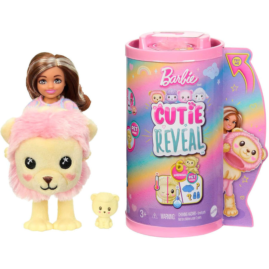 Muñeca Mattel Barbie Chelsea Cutie Reveal: Serie Cozy Cute Tees Sorpresa – JUGUETE NUEVO EN TUBO