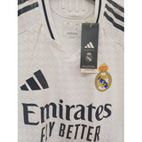 Camiseta Adidas Real Madrid Primera Equipación 2024/2025 Versión Authentic Jugador - Blanca - Talla M