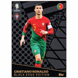 Carta Topps Match Attax Euro 2024: Cristiano Ronaldo Black Edge Edition BE 7 (Portugal)