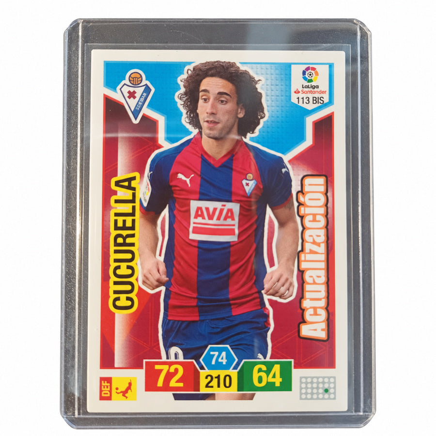 Carta Panini Adrenalyn XL LaLiga 2018/19: Marc Cucurella Rookie Card #113 Bis (SD Eibar)