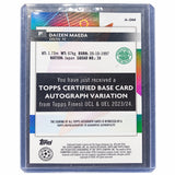 Carta Topps Finest UCL & UEL 2023/24: Daizen Maeda Base Card Autograph Variation (Celtic FC)