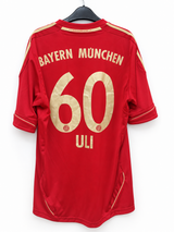 Adidas FC Bayern München 2011-12 Camiseta Local Edición Especial Uli Hoeneß 60 Geburtstag #60 Talla M