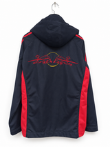 Adidas FC Red Bull Salzburg Chaqueta con Capucha Oficial Talla XL (Azul Marino / Rojo)