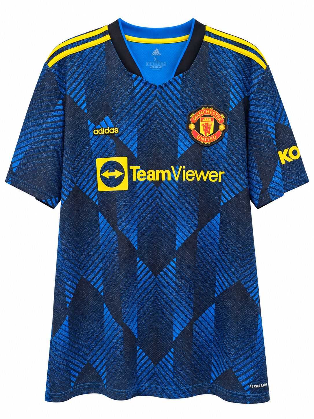Adidas Manchester United 2021-22 Tercera Camiseta de Fútbol Talla XL (GM4616)