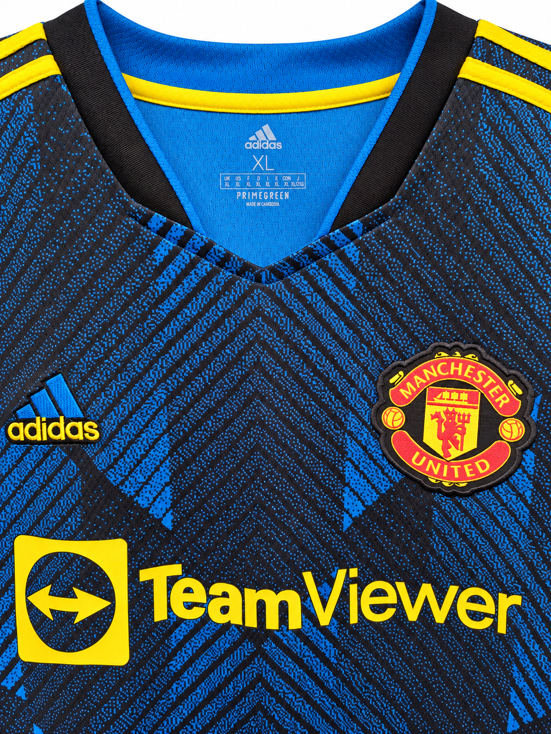 Adidas Manchester United 2021-22 Tercera Camiseta de Fútbol Talla XL (GM4616)
