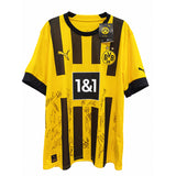 Camiseta Puma Borussia Dortmund 2022/2023 Firmada por la Plantilla (Bellingham, Reus, Brandt, Haller) - Amarilla - Talla L