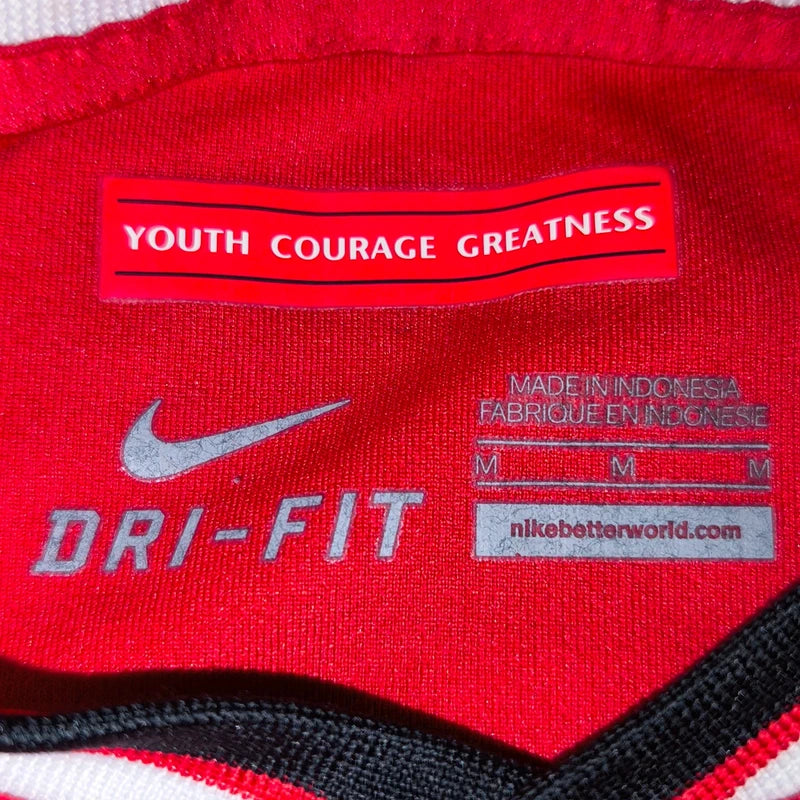 Camiseta Nike Manchester United 2014/15 Talla M Junior (Youth) Oficial: Primera Equipación Chevrolet Roja