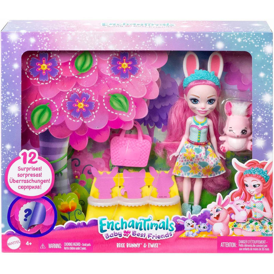 Muñeca Mattel Enchantimals Baby Best Friends: [Nombre del Personaje] con Mascota – JUGUETE NUEVO EN CAJA