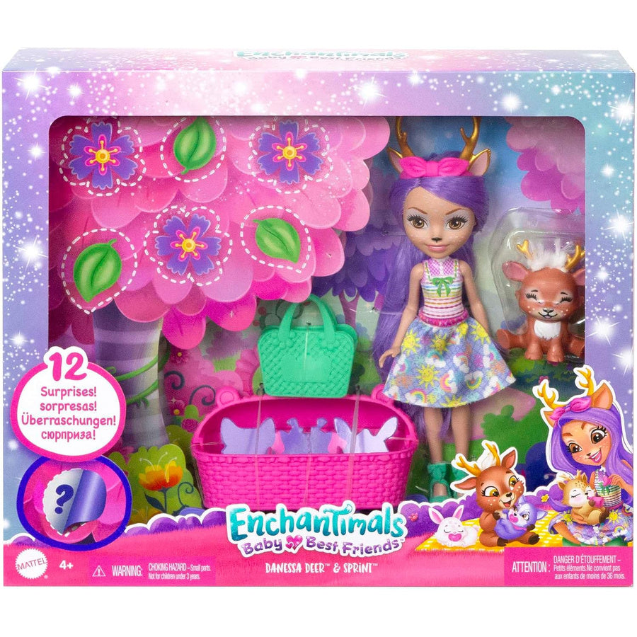 Muñeca Mattel Enchantimals Baby Best Friends: [Nombre del Personaje] con Mascota – JUGUETE NUEVO EN CAJA