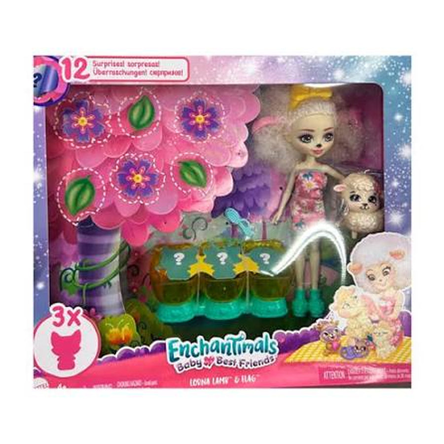 Muñeca Mattel Enchantimals Baby Best Friends: [Nombre del Personaje] con Mascota – JUGUETE NUEVO EN CAJA