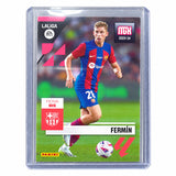 Carta Panini Megacracks LaLiga 2023/24: Fermín López Rookie Card Ficha Bis #106 Bis (FC Barcelona)