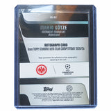Carta Topps Chrome UEFA Club Competitions 2025/26: Mario Götze Green Refractor Autograph Card #023/199 (Eintracht Frankfurt) – EDICIÓN NUMERADA MINT