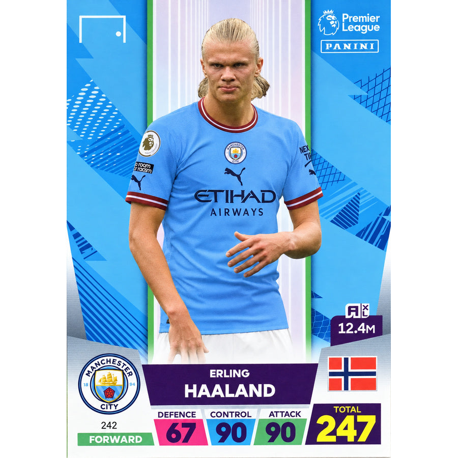 Panini Adrenalyn XL Premier League 2022-23 Erling Haaland Card #242
