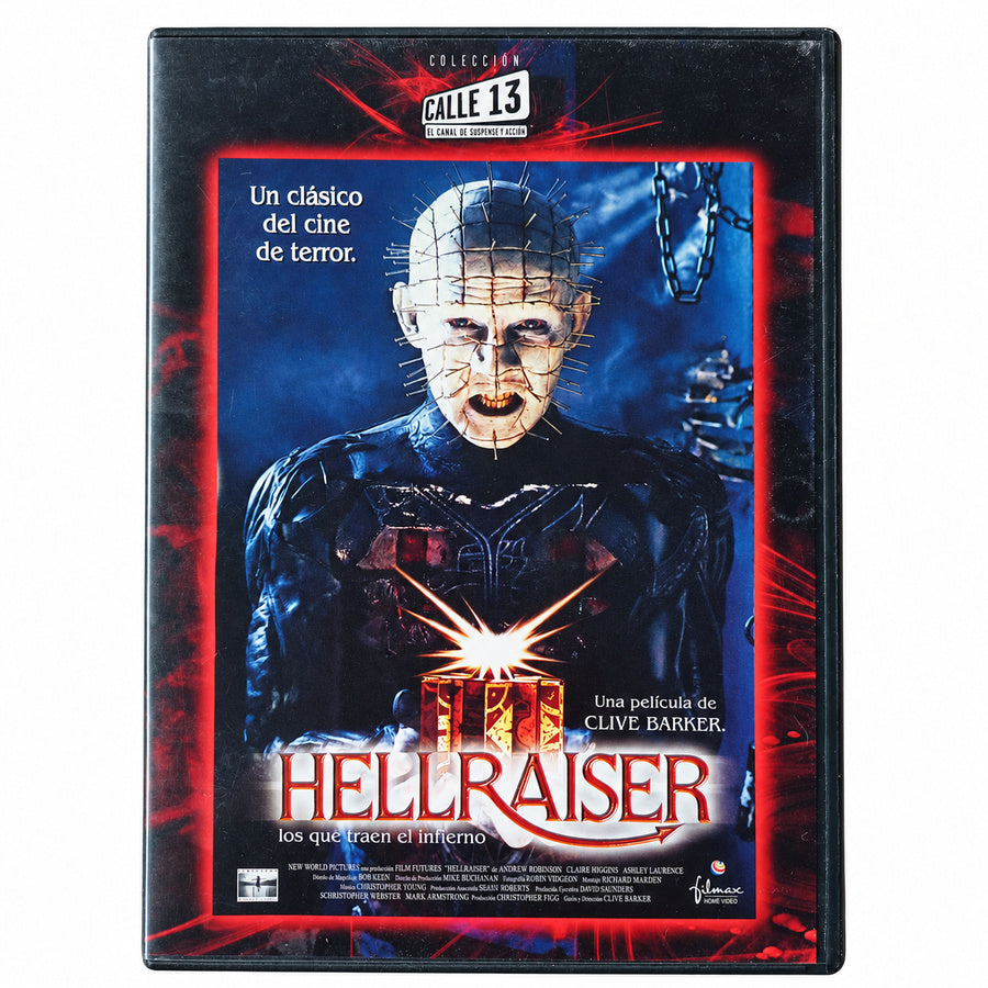 Película Hellraiser (Los que traen el infierno) Edición Colección Calle 13 DVD (Filmax)