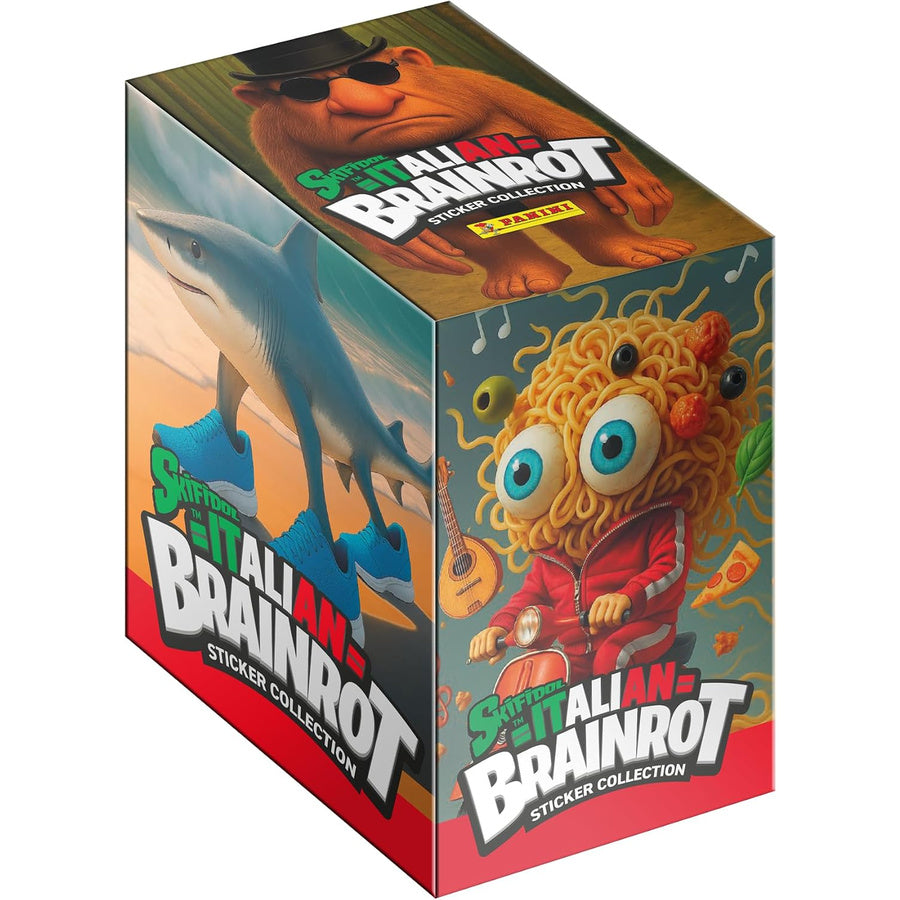 Caja Completa de Sobres Skifidol Italian Brainrot Sticker Collection Panini – Booster Box Oficial NUEVA Y PRECINTADA