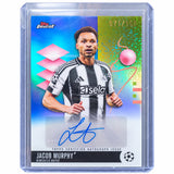 Carta Topps Finest UEFA Club Competitions 2025/26: Jacob Murphy Autograph Card #071/150 (Newcastle)