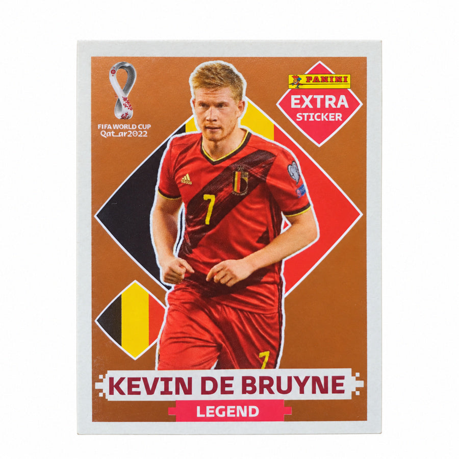 Cromo Panini FIFA World Cup Qatar 2022: Kevin De Bruyne Legend Extra Sticker Bronze