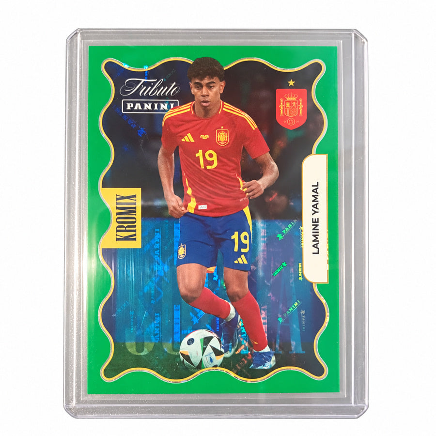 Carta Panini Tributo Selección Española: Lamine Yamal "Fenómeno" KROMIX #KO79 – EDICIÓN LIMITADA ULTRA RARA MINT (2026)