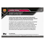 Lamine Yamal Topps Now FC Barcelona Card – Historic Record 100 Goal Contributions #005 (Year 2026)