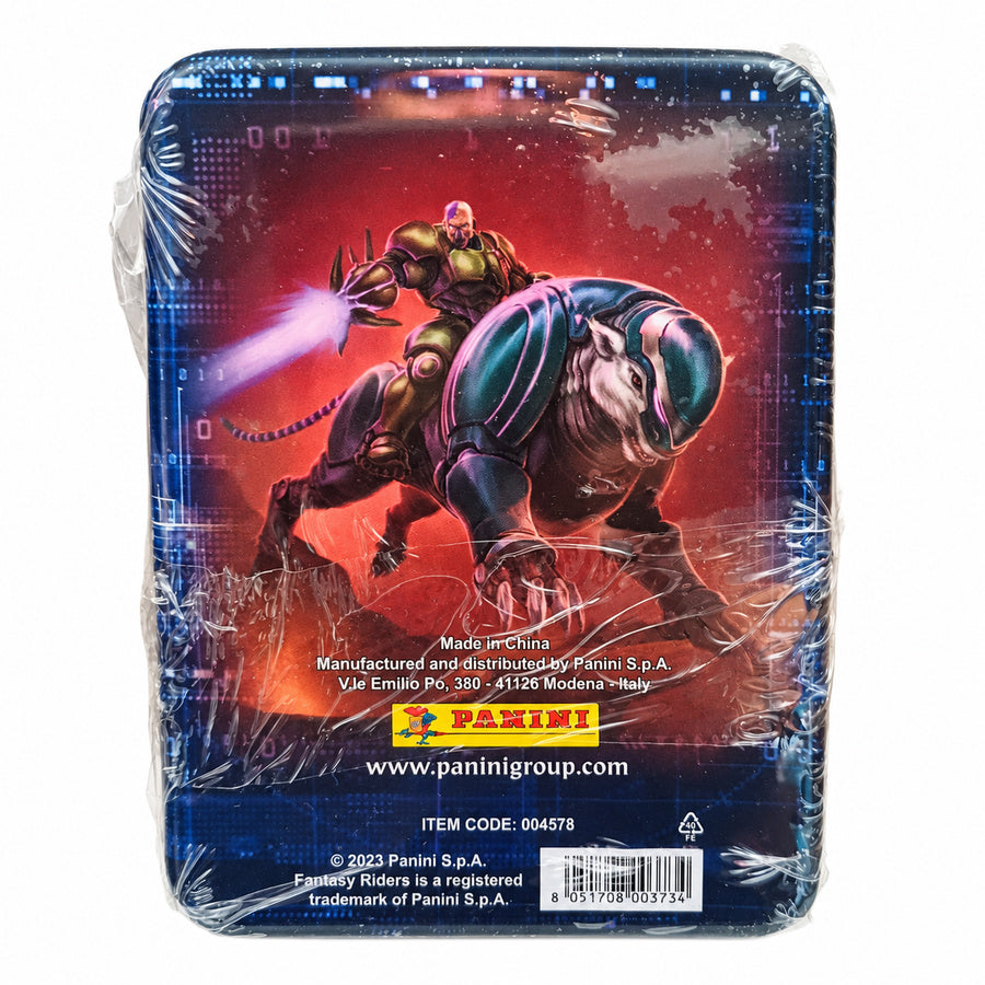 Lata Compact Tin Panini Fantasy Riders New Worlds: Caja Metálica – PRODUCTO NUEVO Y PRECINTADO